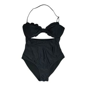 C Apparel black one-piece swimsuit with cutouts Women's size small | hh10